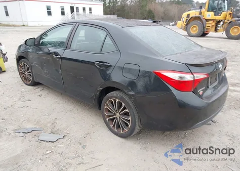 2014 Toyota Corolla S Plus from USA, damaged, VIN 5YFBURHE0EP121836